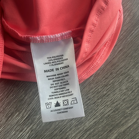 FootJoy Performance Layered Skort ✧ Bright Coral ✧ Size L - Picture 8 of 9